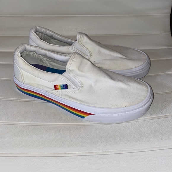 rainbow vans size 6
